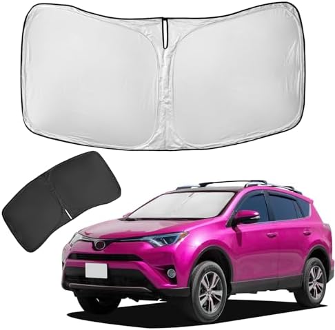 for Toyota RAV4 2019-2024 2025 2026 Sun Shade Sunshade Windshield Cover by ZOIBVCARSUNSHADE
