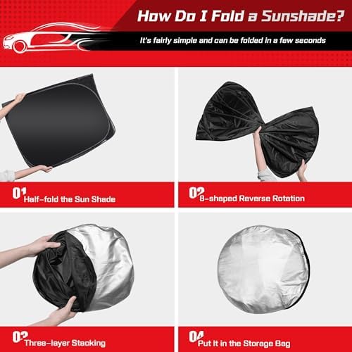 ARISMOTOR Windshield Sun Shade for Mazda CX5 2017-2026 - Image 4