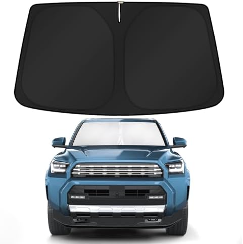 KUST Windshield Sunshade for Toyota 4Runner 2025-2026 Accessories Sun Shade Window Sun Visor Protector Foldable Blocks UV Rays Keep Car Cooler by KUST