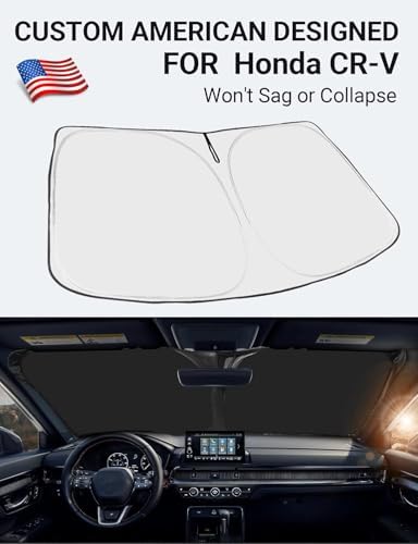Proadsy Custom Fit 2023-2026 Honda CRV Windshield Sun Shade, Blocks Heat - Image 2