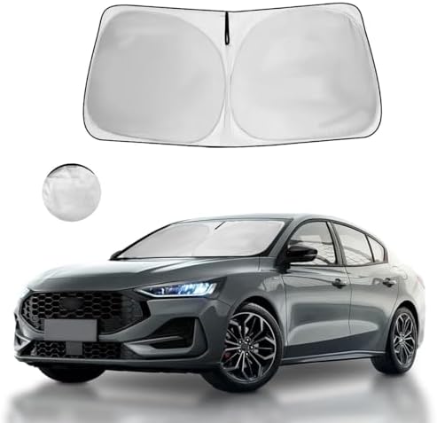 Windshield Sun Shade Car Sunshade Accessories Fit Ford Focus 2019-2025 by HOHUIGO
