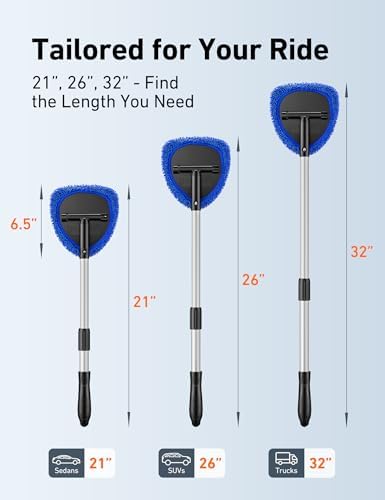 AstroAI 32" Ultra-Long Windshield Cleaner Tool & Car Interior Detailing Kit - Image 2