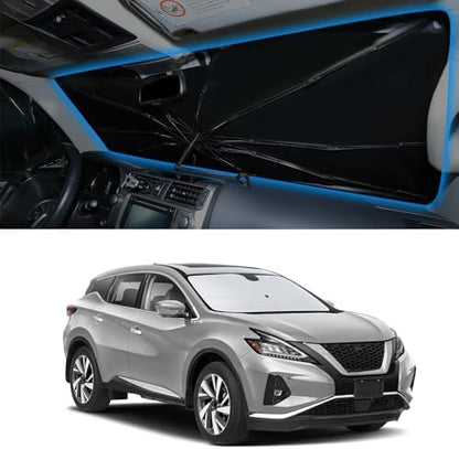Windshield Sun Shade Umbrella for 2015-2026 Ni-ssan Murano by YYCKE