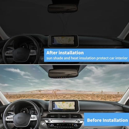 Windshield Sun Shade Car Accessories for Kia Telluride 2020-2025 - Image 5