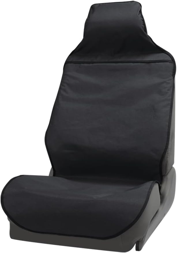 Waterproof Car Seat Cover Automotive Seat Covers for Cars Trucks and SUVs Car Seat Cover Protector Front Seats Black by COLINOO