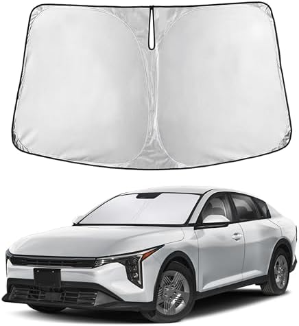 EcoNour Windshield Sunshade Compatible for Kia K4 2025 2026 by EcoNour