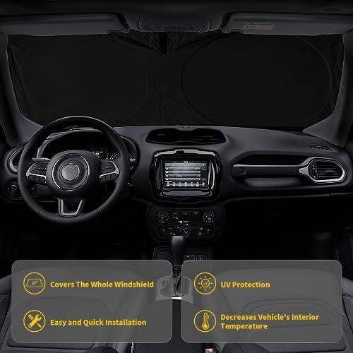 Sunshade Windshield Sun Shade for Kia K5 2021-2026 K900 Stinger Accessories - Image 6