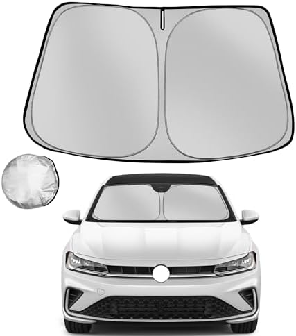 Windshield Sun Shade for 2019-2025 2026 Volkswagen VW Jetta by Fonowka
