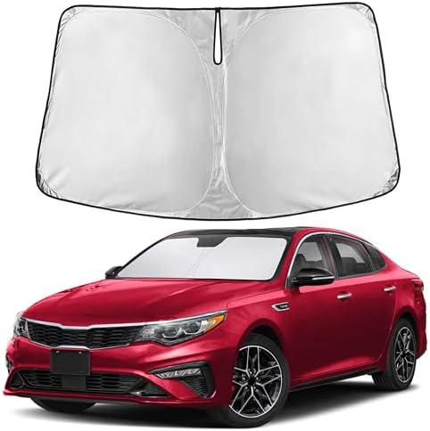 EcoNour Windshield Sunshade Compatible for Kia Optima 2016-2018 2019 2020 by EcoNour