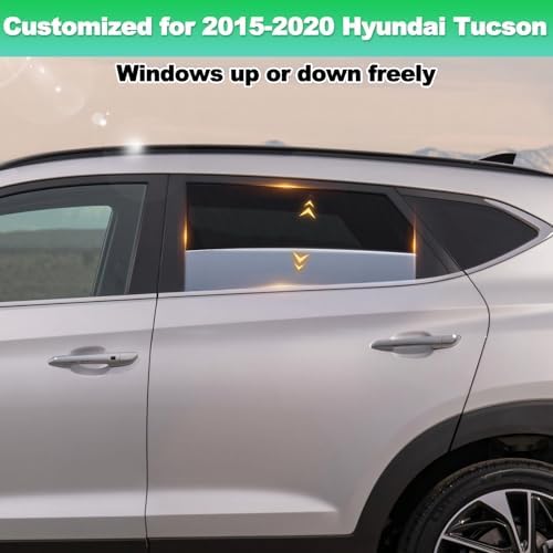 Tucson Window Shades 2015-2020, Rear Side Mesh, 2PCS - Image 4