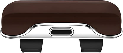Sunglasses Holder for Car Sun Visor, Convenient Vehicle Visor Eyeglasses Organizer Case, Automotive Interior Glasses Hanger Protective Storage Box, Universal for Vehicles (Brown) - Image 7
