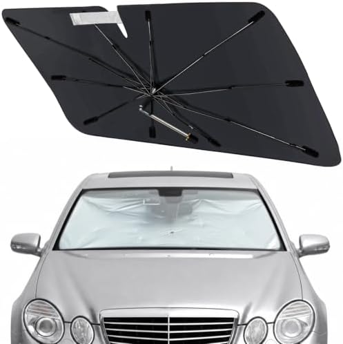 Windshield Sun Shade for Mercedes-Benz E-Class 1996-2009, Umbrella Sunshade by Visufy