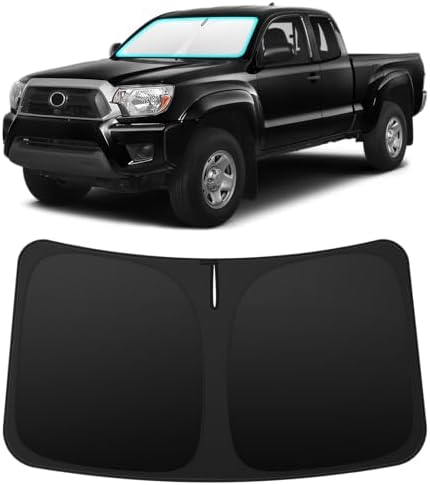 INSAUTO Custom Fit Windshield Sun Shade for Toyota Tacoma 2005-2015 by INSAUTO