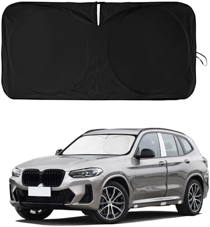 Windshield Sunshade for BMW X3 2018-2024, 2025, 2026 for M40i Sun Shades by BOODANCARS