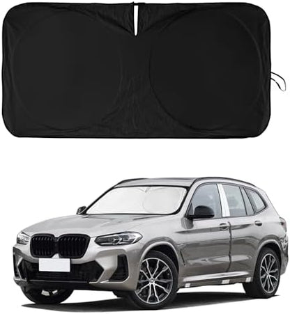 Windshield Sunshade for BMW X3 2018-2024, 2025, 2026 for M40i Sun Shades by BOODANCARS