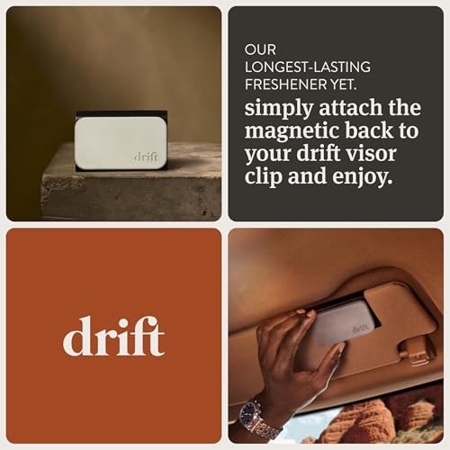 Drift Car Air Freshener - Stone Air Freshener Car Odor Eliminator - Long Lasting Scent - Auto Accessories - Metal Clip - Clean Ingredients - Variety 6 Pack Starter Kit - CLIP INCLUDED - Image 4