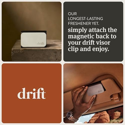Drift Car Air Freshener - Stone Air Freshener Car Odor Eliminator - Long Lasting Scent - Auto Accessories - Metal Clip - Clean Ingredients - Variety 6 Pack Starter Kit - CLIP INCLUDED - Image 4