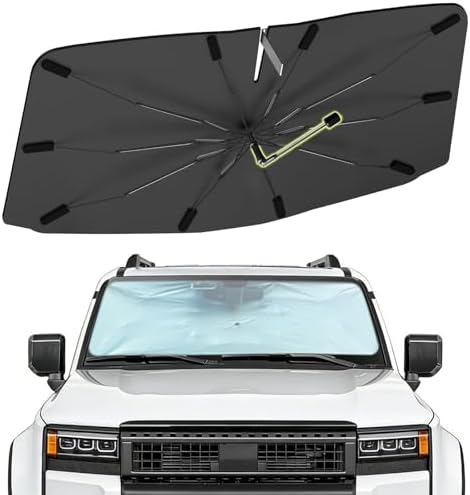 Windshield Sun Shade Umbrella for Toyota Land Cruiser250 2024-2025 by Visufy