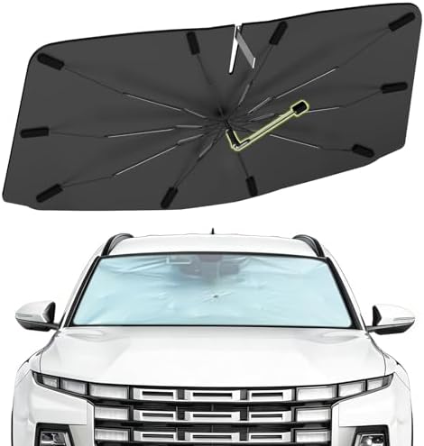 Windshield Sun Shade for Hyundai Santa Cruz 2022-2025, Umbrella Sunshade by Visufy