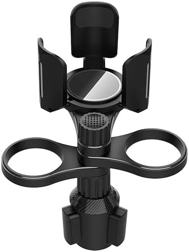 3 in 1 Car Cup Holder Expander with Adjustable Base, All Purpose Car Cup Holder and Organizer, Road Trip Essentials Car Accessories for Snack Bottles Cups Drinks (B03) - Image 3