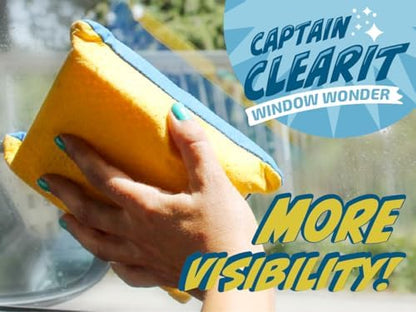 JJ KENT Captain Clearit Window Cleaner Sponge for Windshields, 2 Pack - Image 5