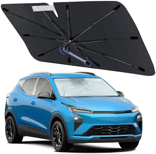 Windshield Sun Shade for Chevrolet Bolt 2017-2026, Umbrella Sunshade by Visufy