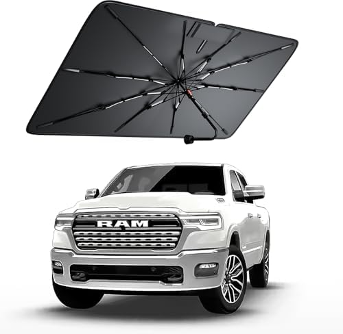 Windshield Sun Shade for Ram 1500 2011–2026 by Amadaw