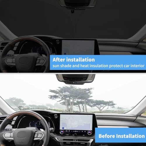 Windshield Sun Shade Car Sunshade Accessories for Lexus RX 2023-2026 - Image 4