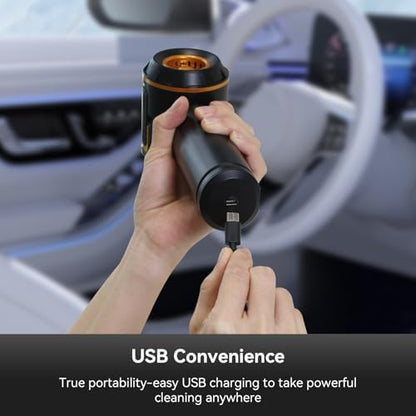 CNMSGM Cordless Handheld Car Vacuum Cleaner with Smart Display(DarkBlack) - Image 7