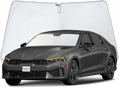 CLIM ART Windshield Sun Shade for Kia K-5 2021-2026, Custom-Fit Foldable Car Sunshade, Vehicle Sun Protector, Front Auto Windshield Cover, Car Accessories - WS2004 by CLIMART