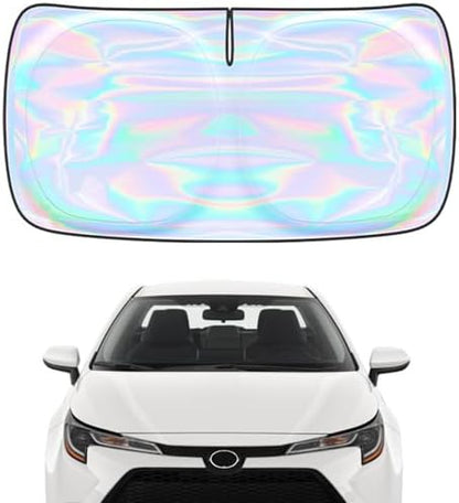 Windshield Sun Shade for Toyota Corolla 2020-2024 2025 2026-4 Layers Sunshade Compatible with Toyota Corolla Foldable Front Window Sunshade Sun Visor Protector Block UV Rays Keep Your Car Cooler by Unknown