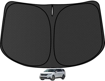 Carnival Windshield Sun Shade for Kia Carnival 2015-2022 Blocks UV Rays Accessories,1:1 Custom Foldable Thickened Wear-Resistant Front Window Sunshade Visor,Keeps Your Car Cooler by Achaltiza