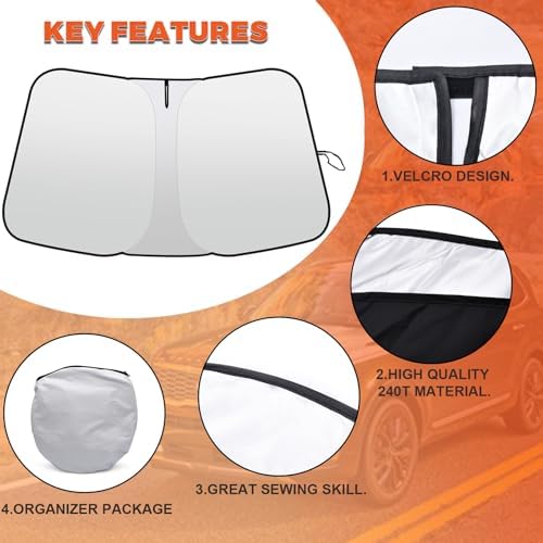 Foldable Front Windshield Sunshade fit for Kia Sportage 2023-2025 2026 - Image 7