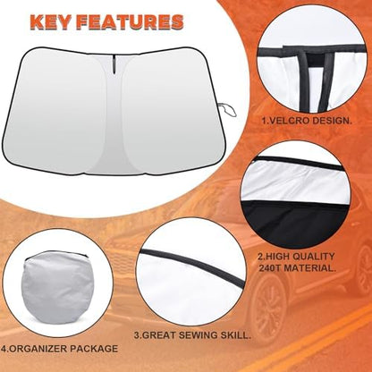 Foldable Front Windshield Sunshade fit for Kia Sportage 2023-2025 2026 - Image 7