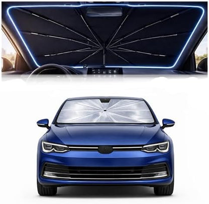 Car Windshield Sun Shade Umbrella for Volkswagen Golf 2015-2021 by Unknown