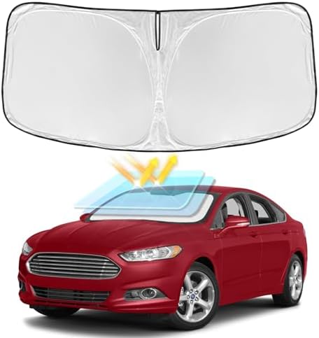 for Ford Fusion Sun Shade 2013-2021 - 4 Layers Car Sunshade by ZOIBVCARSUNSHADE