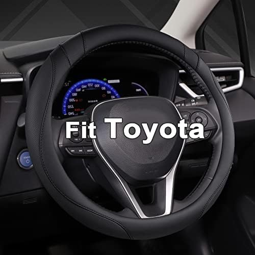 West Llama Customized Auto Car Steering Wheel Cover for Toyota Prius,86,13.75-14.25 inch by WESTLLAMA