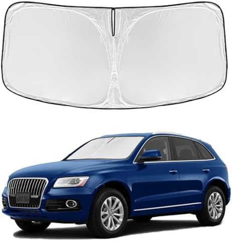 Windshield Sun Shade for Audi SQ5 2014-2017 - 4 Layers Car Sunshade by ZOIBVCARSUNSHADE