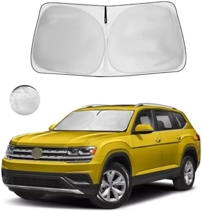 Windshield Sun Shade Car Accessories for VW Atlas Cross Sport 2018-2026 by HOHUIGO