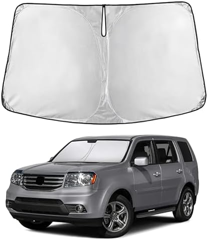 EcoNour Windshield Sunshade Compatible for Honda Pilot 2009-2013 2014 2015 by EcoNour