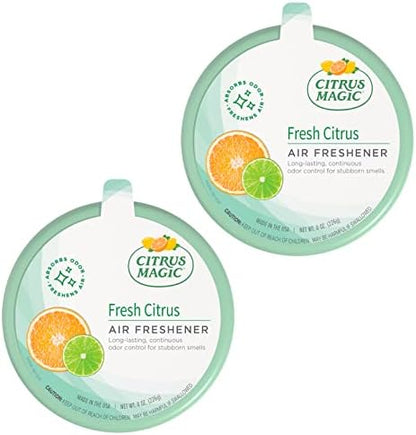 Citrus Magic Solid Air Fresheners, Fresh Citrus, 8 Ounce, Pack of 2 by CitrusMagic