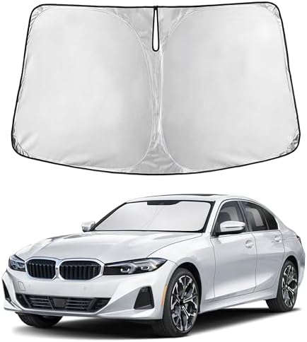 EcoNour Windshield Sunshade Compatible for BMW 3 Series 2019-2024 2025 2026 by EcoNour