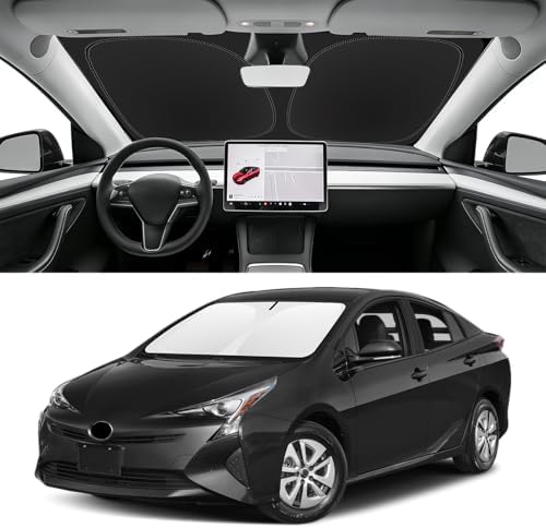 Custom Fit Windshield Sun Shade for Toyota Prius 2010-2022 by SLOGENTO