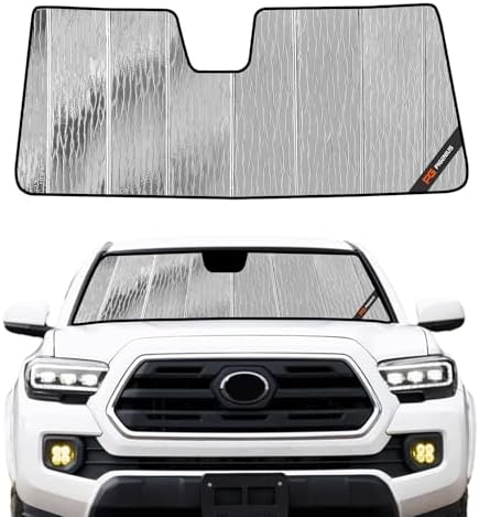 Pigenius Windshield Sun Shade for Toyota Tacoma 2018-2023, Custom Front Window Sunshade - AstraGuard by Pigenius