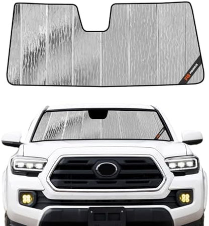 Pigenius Windshield Sun Shade for Toyota Tacoma 2018-2023, Custom Front Window Sunshade - AstraGuard by Pigenius