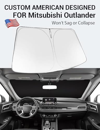 Proadsy Custom Fit 2022-2026 Mitsubishi Outlander Car Windshield Sun Shade - Image 2