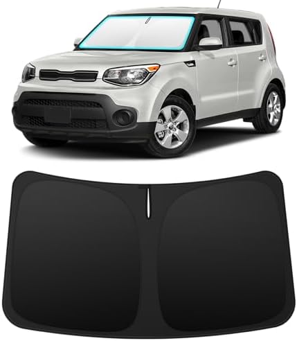 INSAUTO Custom Fit Windshield Sun Shade for Kia Soul 2014-2019 by INSAUTO