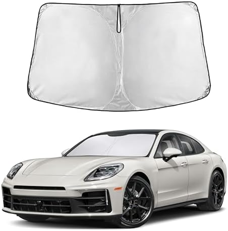 EcoNour Windshield Sunshade Compatible for Porsche Panamera 2017-2023 2024 by EcoNour