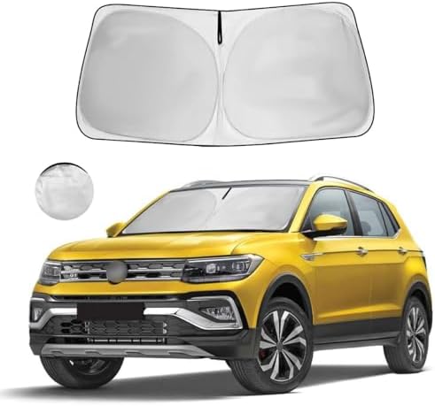Windshield Sun Shade Car Sunshade Accessories for 2018 2019-2026 VW Tiguan by HOHUIGO