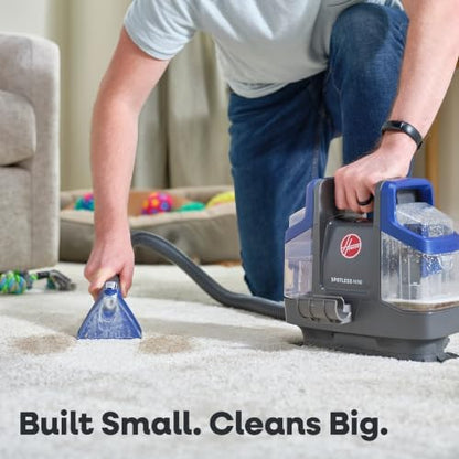 Hoover Spotless Mini Pet Portable Spot Cleaner FH12351, Carpet and Upholstery Cleaner for Stairs, Furniture, Pet Messes and Cars, Compact Design, Easy Fill Tank, Self-Cleaning Hose, Lightweight - Image 2